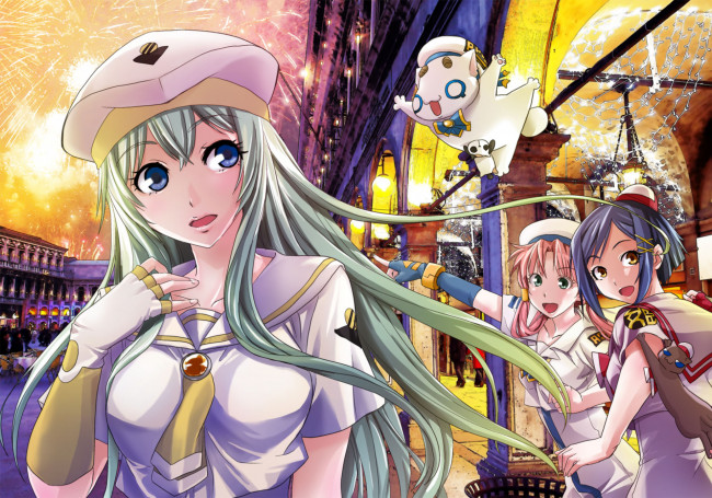 Обои картинки фото аниме, aria