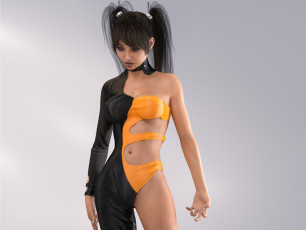 Картинка 3д+графика люди+ people фон взгляд девушка