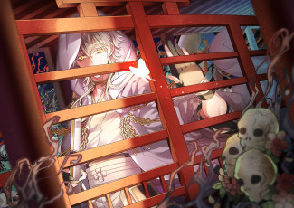 Картинка аниме touken+ranbu танец мечей