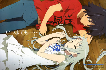 Картинка аниме anohana невиданный цветок