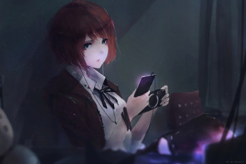 Картинка аниме оружие +техника +технологии aoi ogata