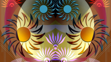 обоя векторная графика, графика , graphics, цвета, фон, узор