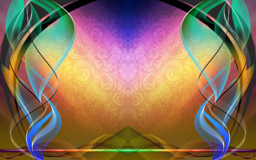 обоя векторная графика, графика , graphics, узор, фон, цвета