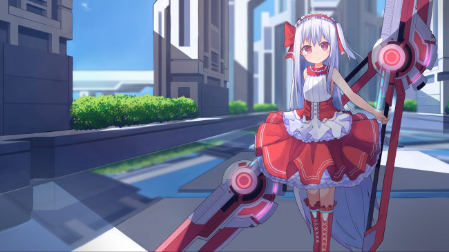 Обои картинки фото аниме, оружие,  техника,  технологии, tagme, artist