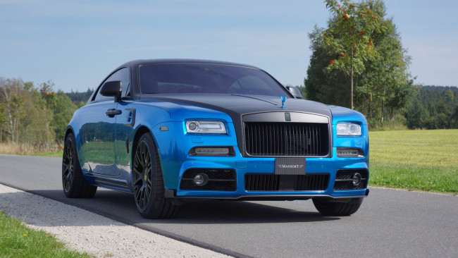 Обои картинки фото mansory bleurion based on rolls-royce wraith 2015, автомобили, rolls-royce, 2015, wraith, based, bleurion, mansory