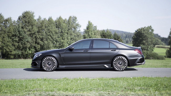 Обои картинки фото mansory mercedes-benz s63 amg sedan black edition 2015, автомобили, mercedes-benz, mansory, s63, amg, sedan, black, edition, 2015