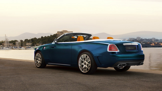 Обои картинки фото mansory rolls-royce dawn 2017, автомобили, rolls-royce, 2017, dawn, mansory