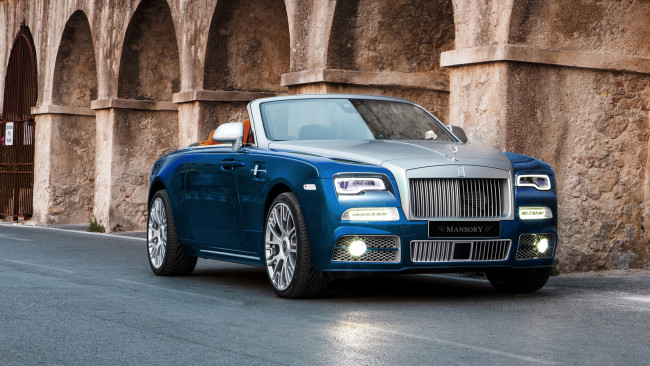 Обои картинки фото mansory rolls-royce dawn 2017, автомобили, rolls-royce, 2017, dawn, mansory