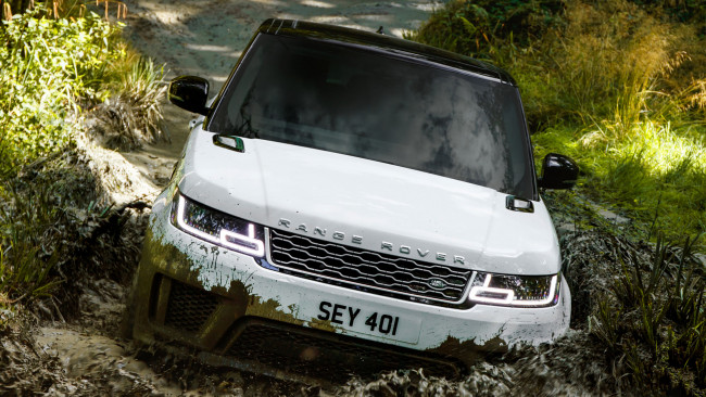 Обои картинки фото range rover sport plug in hybrid 2018, автомобили, range rover, 2018, hybrid, plug, sport, range, rover