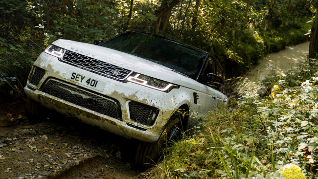 Обои картинки фото range rover sport plug in hybrid 2018, автомобили, range rover, sport, 2018, hybrid, plug, range, rover