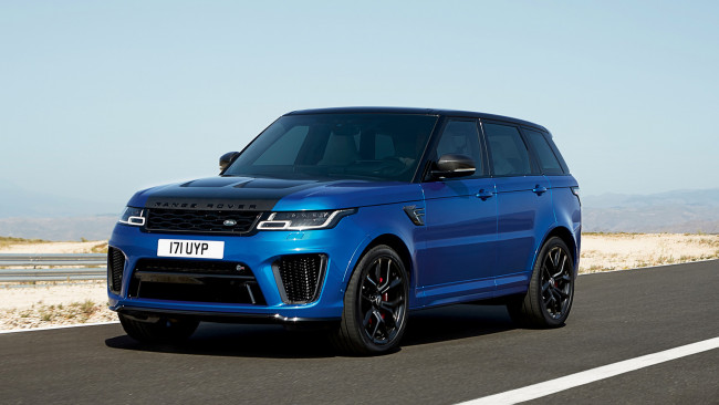 Обои картинки фото range rover sport svr 2018, автомобили, range rover, sport, 2018, svr, range, rover
