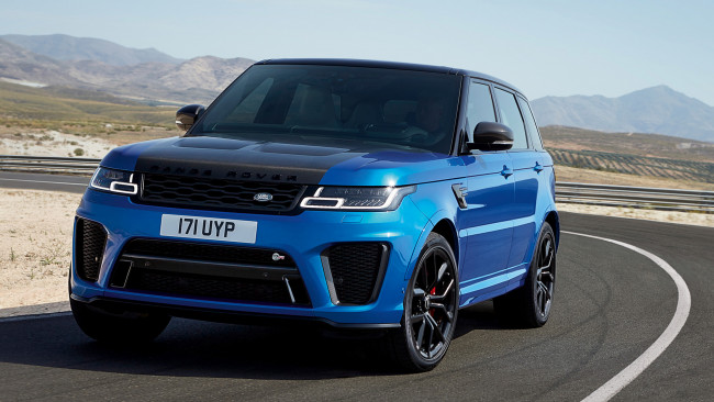 Обои картинки фото range rover sport svr 2018, автомобили, range rover, 2018, svr, sport, range, rover