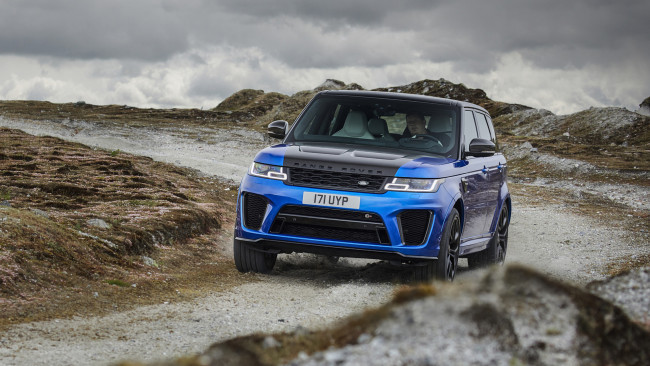Обои картинки фото range rover sport svr 2018, автомобили, range rover, range, rover, 2018, svr, sport