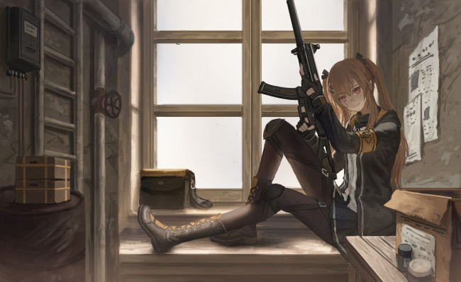Обои картинки фото аниме, girls frontline, girls, frontline