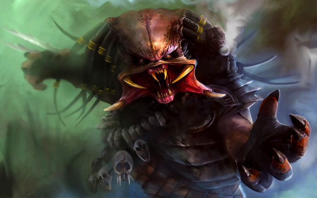 Обои картинки фото фэнтези, ангелы, хищник, когти, клыки