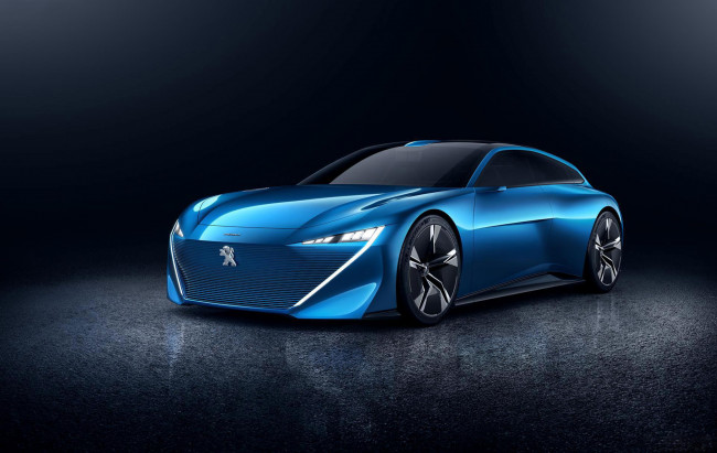 Обои картинки фото peugeot instinct concept 2017, автомобили, peugeot, 2017, concept, instinct
