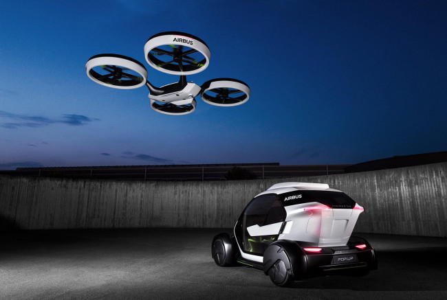 Обои картинки фото italdesign x airbus pop-up concept 2017, автомобили, italdesign, concept, pop-up, x, airbus, 2017