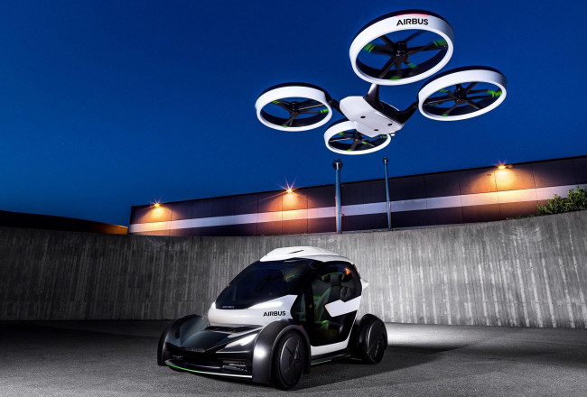 Обои картинки фото italdesign x airbus pop-up concept 2017, автомобили, italdesign, 2017, concept, x, pop-up, airbus