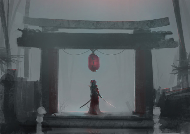 Обои картинки фото аниме, оружие,  техника,  технологии, aoi, ogata