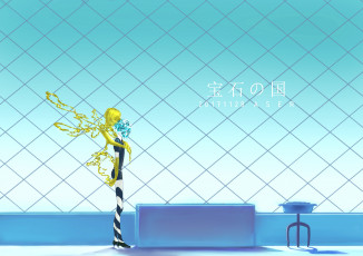 Картинка аниме houseki+no+kuni страна самоцветов