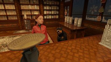 Картинка 3д+графика люди+и+животные+ people+and+animals фон взгляд девушка