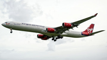 Картинка airbus+a340-642 авиация пассажирские+самолёты авиалайнер