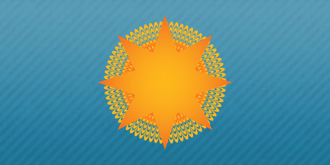 Обои картинки фото векторная графика, -графика , graphics, лучи, солнце, минимализм, оптическая, иллюзия, арт, фон