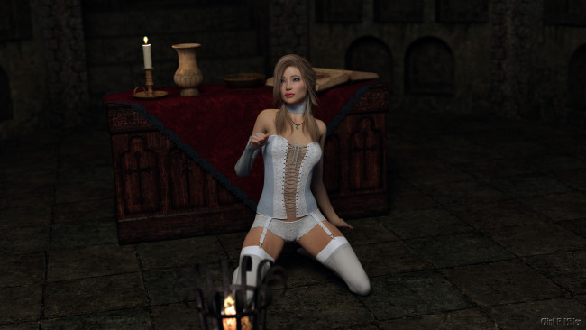 Обои картинки фото 3д графика, люди , people, фон, девушка, взгляд