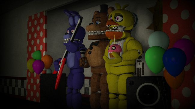 Обои картинки фото видео игры, five nights at freddy`s, five, nights, at, freddy's