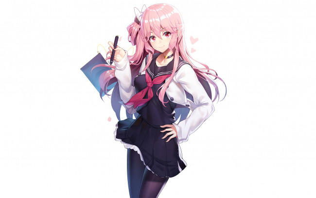 Обои картинки фото аниме, vocaloid, девушка