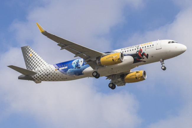 Обои картинки фото airbus a320-232, авиация, пассажирские самолёты, авиалайнер