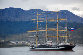 Картинка барк+крузенштерн корабли парусники барк крузенштерн корабль парусник