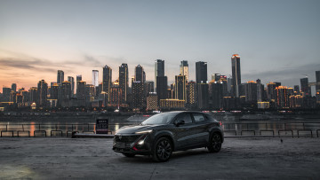 Картинка автомобили changan кроссовер сhangan uni-t 2020 автомобиль город