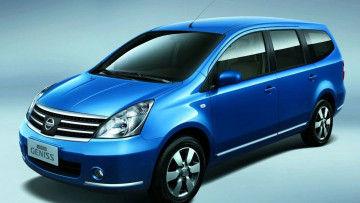 Картинка автомобили nissan datsun ниссан синий