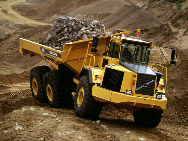 Обои картинки фото техника, строительная техника, volvo