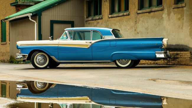 Обои картинки фото автомобили, ford, fairlane, 500, skyliner