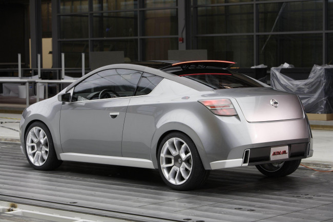 Обои картинки фото nissan azeal concept, автомобили, nissan, datsun, ниссан, серебристый, здание