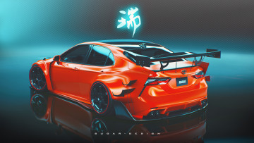 Картинка автомобили 3д honda camry aerorat