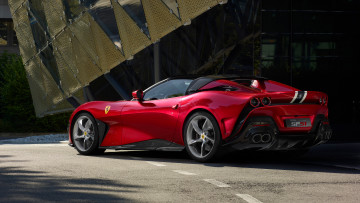 обоя ferrari sp51 2022, автомобили, ferrari, sp51, 2022, engine, v12