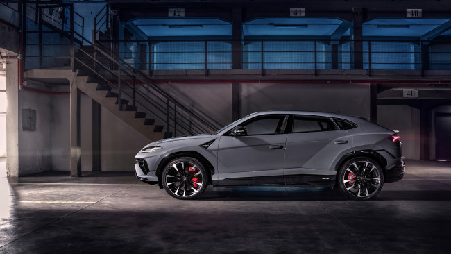 Обои картинки фото lamborghini urus-s 2023, автомобили, lamborghini, urus-s, performates, 656-hp, engine-v8, 2023