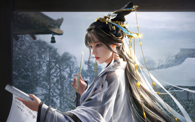 Обои картинки фото фэнтези, девушки, девушка