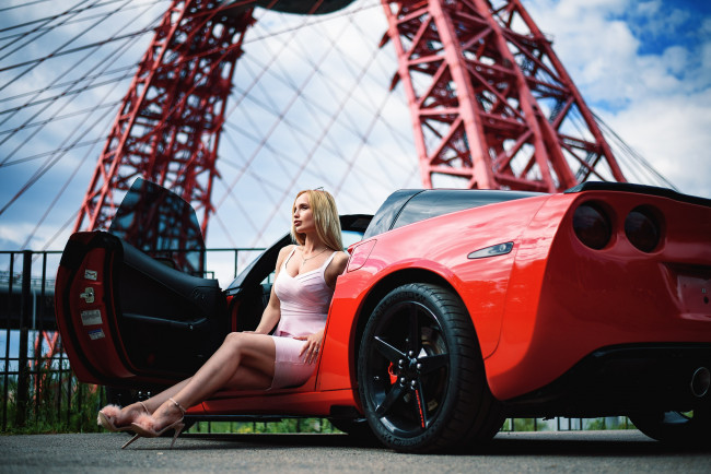 Обои картинки фото агнета королевская и chevrolet corvette, девушки, агнета королевская, девушка, женщина, блондинка, светловолосая, сексуальная, модель, звезда, обувь, одежда, бельё, колготки, чулки, аксессуары, и, множество, всяческих, елементов, на, картинке, фотографий, изображении