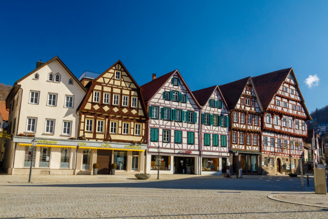 Обои картинки фото bad urach, germany, города, - здания,  дома, bad, urach