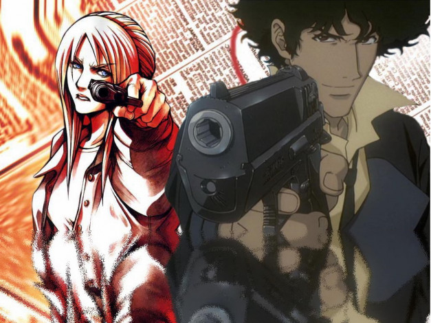 Обои картинки фото аниме, cowboy, bebop, спайк