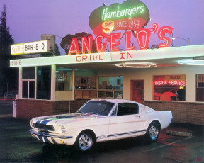 Картинка mustang 1965 t350shelby автомобили ford