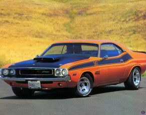 Картинка dodge challenger 1971 автомобили