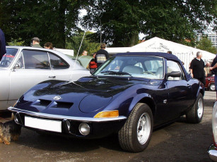 Картинка opel gts автомобили