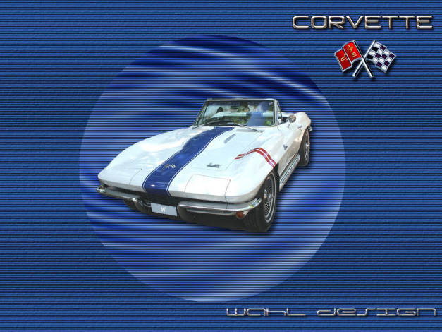Обои картинки фото автомобили, corvette