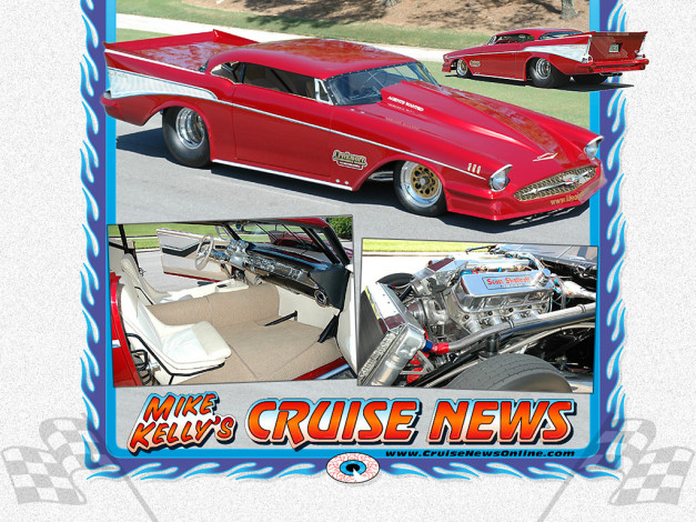 Обои картинки фото chevy, 1957, автомобили, hotrod, dragster