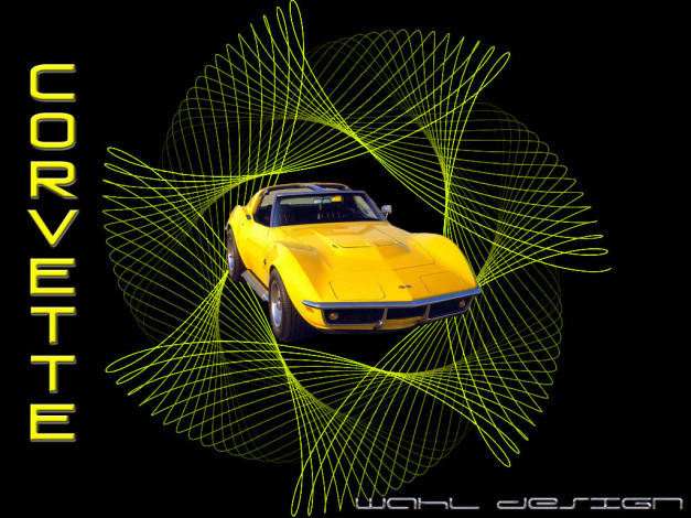 Обои картинки фото corvette, c3, автомобили